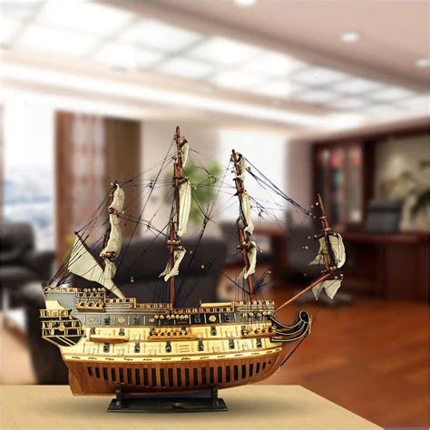 米缸招财法 帆船 模型